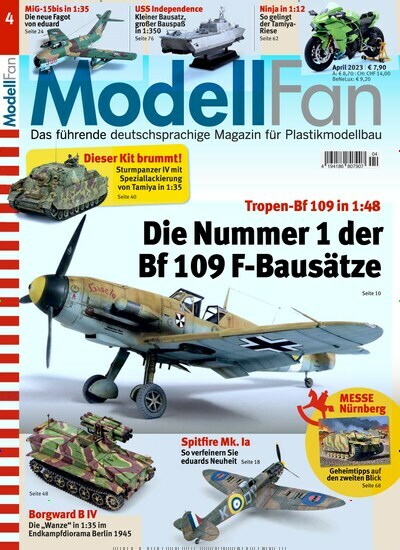 Titelbild der Ausgabe 4/2023 von ModellFan. Diese Zeitschrift und viele weitere Reisemagazine, Freizeitmagazine und Wissensmagazine als Abo oder epaper bei United Kiosk online kaufen.