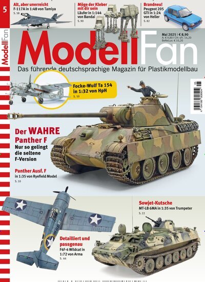 Titelbild der Ausgabe 5/2025 von ModellFan. Diese Zeitschrift und viele weitere Reisemagazine, Freizeitmagazine und Wissensmagazine als Abo oder epaper bei United Kiosk online kaufen.