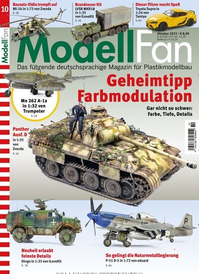Titelbild der Ausgabe 10/2025 von ModellFan. Diese Zeitschrift und viele weitere Reisemagazine, Freizeitmagazine und Wissensmagazine als Abo oder epaper bei United Kiosk online kaufen.