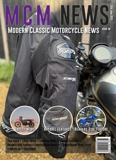 Titelbild der Ausgabe 46/2025 von Modern Classic Motorcycle News. Diese Zeitschrift und viele weitere Automagazine und Motorradzeitschriften als Abo oder epaper bei United Kiosk online kaufen.