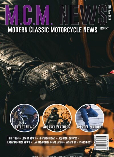 Titelbild der Ausgabe 47/2025 von Modern Classic Motorcycle News. Diese Zeitschrift und viele weitere Automagazine und Motorradzeitschriften als Abo oder epaper bei United Kiosk online kaufen.