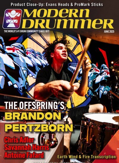Titelbild der Ausgabe 6/2025 von Modern Drummer USA. Diese Zeitschrift und viele weitere Reisemagazine, Freizeitmagazine und Wissensmagazine als Abo oder epaper bei United Kiosk online kaufen.