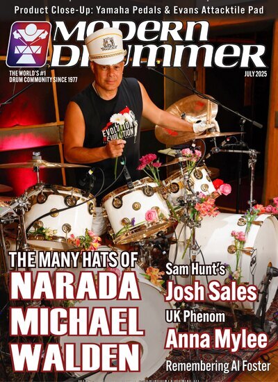 Titelbild der Ausgabe 7/2025 von Modern Drummer USA. Diese Zeitschrift und viele weitere Reisemagazine, Freizeitmagazine und Wissensmagazine als Abo oder epaper bei United Kiosk online kaufen.