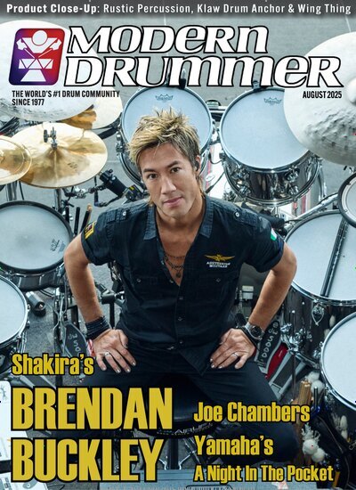 Titelbild der Ausgabe 8/2025 von Modern Drummer USA. Diese Zeitschrift und viele weitere Reisemagazine, Freizeitmagazine und Wissensmagazine als Abo oder epaper bei United Kiosk online kaufen.