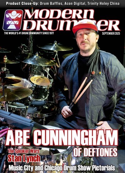 Titelbild der Ausgabe 9/2025 von Modern Drummer USA. Diese Zeitschrift und viele weitere Reisemagazine, Freizeitmagazine und Wissensmagazine als Abo oder epaper bei United Kiosk online kaufen.