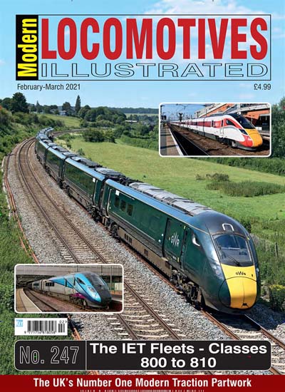 Titelbild der Ausgabe 2/2021 von Modern Locomotives Illustrated. Diese Zeitschrift und viele weitere Reisemagazine, Freizeitmagazine und Wissensmagazine als Abo oder epaper bei United Kiosk online kaufen.