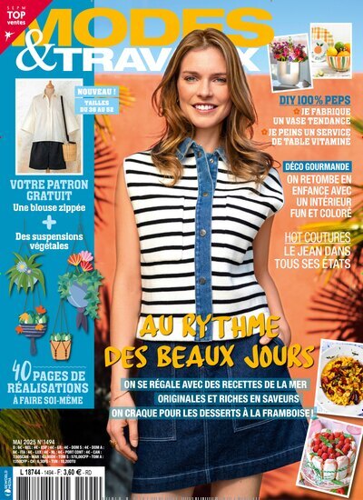 Titelbild der Ausgabe 4/2025 von Modes & Travaux. Diese Zeitschrift und viele weitere Frauenzeitschriften als Abo oder epaper bei United Kiosk online kaufen.