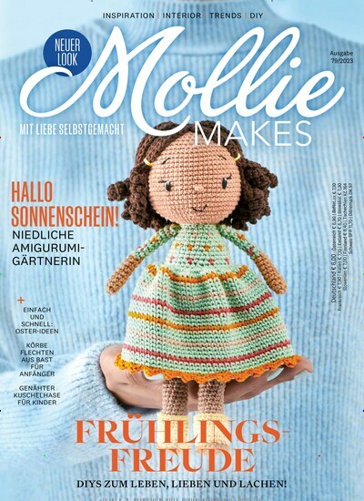 Titelbild der Ausgabe 79/2023 von Mollie Makes. Diese Zeitschrift und viele weitere Modemagazine und DIY-Magazine als Abo oder epaper bei United Kiosk online kaufen.