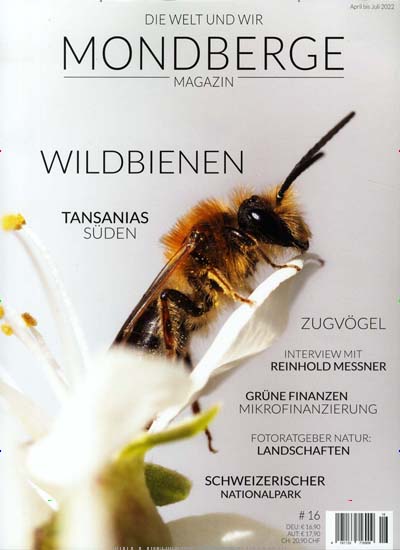 Titelbild der Ausgabe 16/2022 von Mondberge Magazin. Diese Zeitschrift und viele weitere Reisemagazine, Freizeitmagazine und Wissensmagazine als Abo oder epaper bei United Kiosk online kaufen.