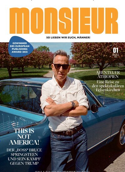 Titelbild der Ausgabe 1/2026 von Monsieur. Diese Zeitschrift und viele weitere Wirtschaftsmagazine und Politikmagazine als Abo oder epaper bei United Kiosk online kaufen.