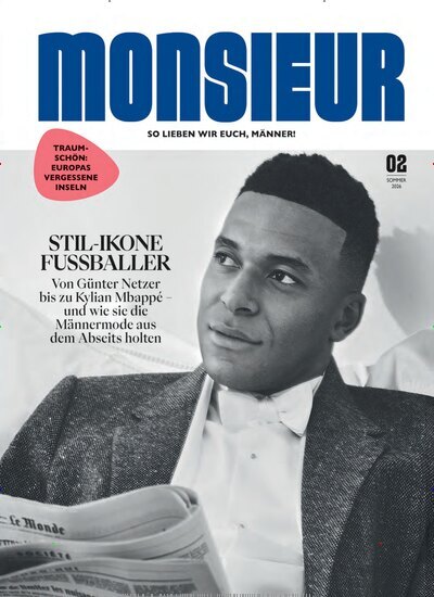 Titelbild der Ausgabe 2/2026 von Monsieur. Diese Zeitschrift und viele weitere Wirtschaftsmagazine und Politikmagazine als Abo oder epaper bei United Kiosk online kaufen.