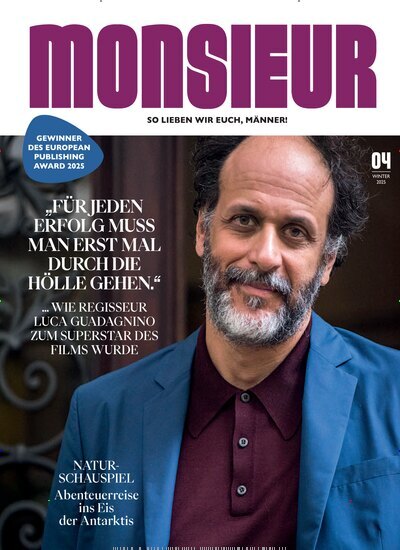 Titelbild der Ausgabe 4/2025 von Monsieur. Diese Zeitschrift und viele weitere Wirtschaftsmagazine und Politikmagazine als Abo oder epaper bei United Kiosk online kaufen.