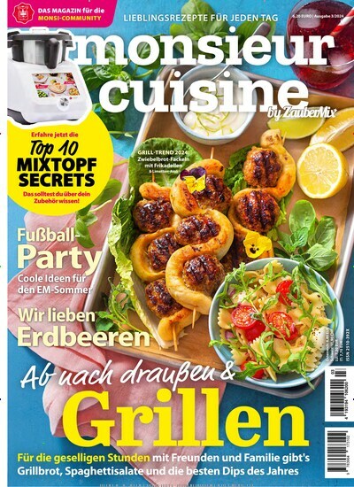 Titelbild der Ausgabe 3/2024 von monsieur cuisine by Mein Zaubertopf. Diese Zeitschrift und viele weitere Kochzeitschriften und Backzeitschriften als Abo oder epaper bei United Kiosk online kaufen.