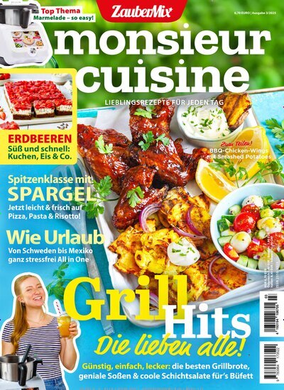 Titelbild der Ausgabe 3/2025 von monsieur cuisine by Mein Zaubertopf. Diese Zeitschrift und viele weitere Kochzeitschriften und Backzeitschriften als Abo oder epaper bei United Kiosk online kaufen.