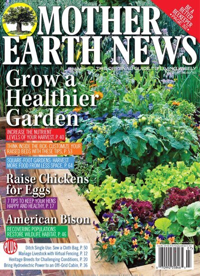 Titelbild der Ausgabe 3/2025 von Mother Earth News. Diese Zeitschrift und viele weitere Gartenzeitschriften und Wohnzeitschriften als Abo oder epaper bei United Kiosk online kaufen.