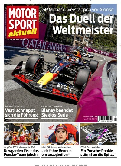 Titelbild der Ausgabe 25/2023 von Motor Sport aktuell. Diese Zeitschrift und viele weitere Automagazine und Motorradzeitschriften als Abo oder epaper bei United Kiosk online kaufen.