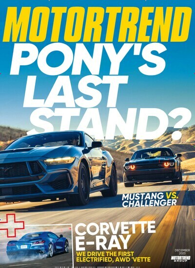 Titelbild der Ausgabe 12/2023 von Motor Trend. Diese Zeitschrift und viele weitere Automagazine und Motorradzeitschriften als Abo oder epaper bei United Kiosk online kaufen.