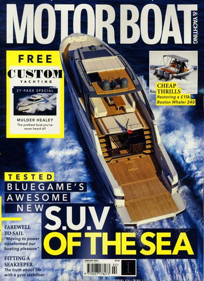 Titelbild der Ausgabe 2/2022 von Motorboat and Yachting. Diese Zeitschrift und viele weitere Sportmagazine als Abo oder epaper bei United Kiosk online kaufen.
