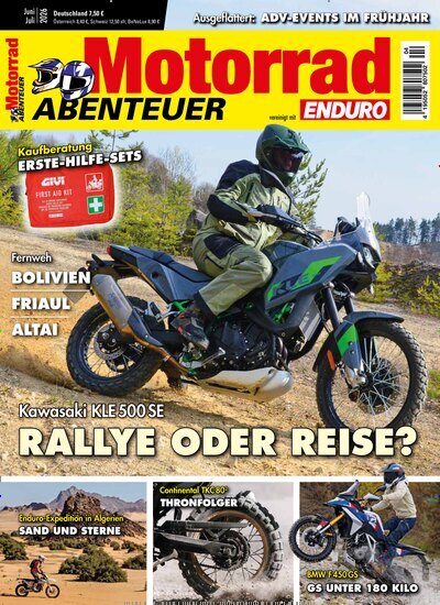 Titelbild der Ausgabe 4/2026 von Motorrad ABENTEUER. Diese Zeitschrift und viele weitere Automagazine und Motorradzeitschriften als Abo oder epaper bei United Kiosk online kaufen.