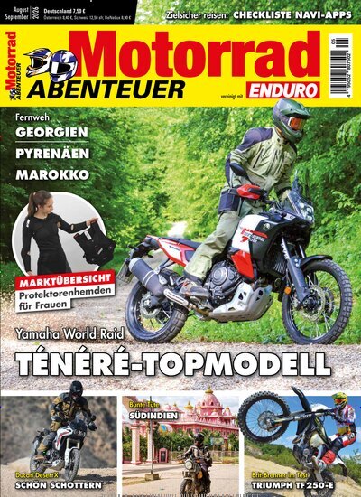 Titelbild der Ausgabe 5/2026 von Motorrad ABENTEUER. Diese Zeitschrift und viele weitere Automagazine und Motorradzeitschriften als Abo oder epaper bei United Kiosk online kaufen.