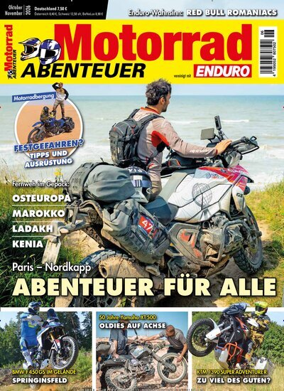 Titelbild der Ausgabe 6/2026 von Motorrad ABENTEUER. Diese Zeitschrift und viele weitere Automagazine und Motorradzeitschriften als Abo oder epaper bei United Kiosk online kaufen.