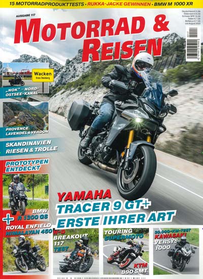 Titelbild der Ausgabe 117/2023 von Motorrad & Reisen. Diese Zeitschrift und viele weitere Automagazine und Motorradzeitschriften als Abo oder epaper bei United Kiosk online kaufen.