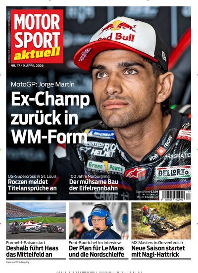 Titelbild der Ausgabe 17/2026 von MotorSport aktuell. Diese Zeitschrift und viele weitere Automagazine und Motorradzeitschriften als Abo oder epaper bei United Kiosk online kaufen.