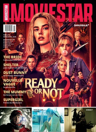Titelbild der Ausgabe 1/2026 von Moviestar. Diese Zeitschrift und viele weitere Audiomagazine, Filmmagazine und Fotozeitschriften als Abo oder epaper bei United Kiosk online kaufen.