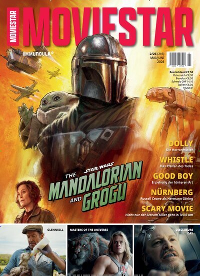 Titelbild der Ausgabe 2/2026 von Moviestar. Diese Zeitschrift und viele weitere Audiomagazine, Filmmagazine und Fotozeitschriften als Abo oder epaper bei United Kiosk online kaufen.