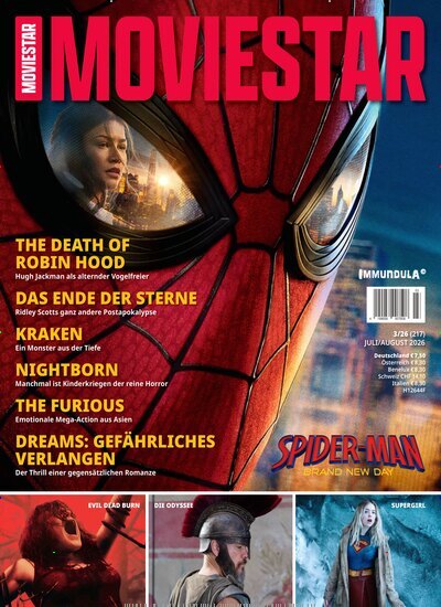 Titelbild der Ausgabe 3/2026 von Moviestar. Diese Zeitschrift und viele weitere Audiomagazine, Filmmagazine und Fotozeitschriften als Abo oder epaper bei United Kiosk online kaufen.