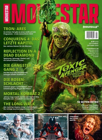 Titelbild der Ausgabe 4/2025 von Moviestar. Diese Zeitschrift und viele weitere Audiomagazine, Filmmagazine und Fotozeitschriften als Abo oder epaper bei United Kiosk online kaufen.