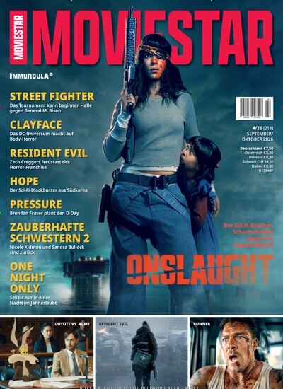 Titelbild der Ausgabe 4/2026 von Moviestar. Diese Zeitschrift und viele weitere Audiomagazine, Filmmagazine und Fotozeitschriften als Abo oder epaper bei United Kiosk online kaufen.