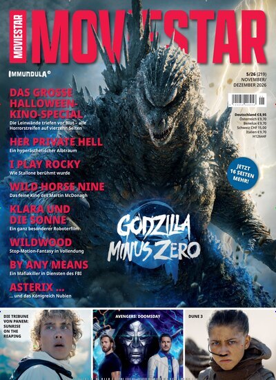 Titelbild der Ausgabe 5/2026 von Moviestar. Diese Zeitschrift und viele weitere Audiomagazine, Filmmagazine und Fotozeitschriften als Abo oder epaper bei United Kiosk online kaufen.