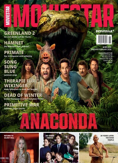 Titelbild der Ausgabe 6/2025 von Moviestar. Diese Zeitschrift und viele weitere Audiomagazine, Filmmagazine und Fotozeitschriften als Abo oder epaper bei United Kiosk online kaufen.