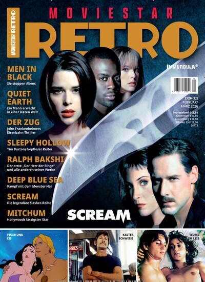 Titelbild der Ausgabe 12/2026 von Moviestar Retro. Diese Zeitschrift und viele weitere Audiomagazine, Filmmagazine und Fotozeitschriften als Abo oder epaper bei United Kiosk online kaufen.