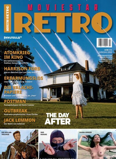 Titelbild der Ausgabe 14/2026 von Moviestar Retro. Diese Zeitschrift und viele weitere Audiomagazine, Filmmagazine und Fotozeitschriften als Abo oder epaper bei United Kiosk online kaufen.