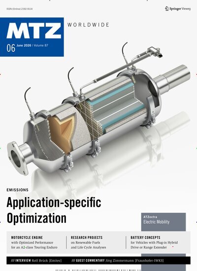 Titelbild der Ausgabe 6/2026 von MTZ worldwide. Diese Zeitschrift und viele weitere Industriemagazine und Handwerkmagazine als Abo oder epaper bei United Kiosk online kaufen.