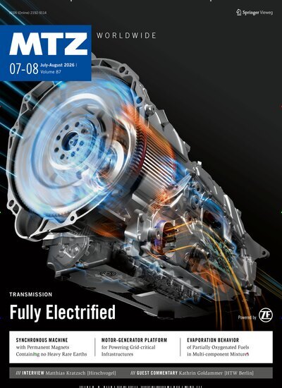 Titelbild der Ausgabe 7/2026 von MTZ worldwide. Diese Zeitschrift und viele weitere Industriemagazine und Handwerkmagazine als Abo oder epaper bei United Kiosk online kaufen.