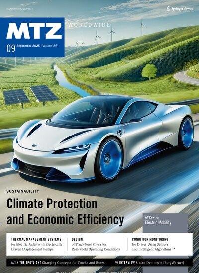 Titelbild der Ausgabe 9/2025 von MTZ worldwide. Diese Zeitschrift und viele weitere Industriemagazine und Handwerkmagazine als Abo oder epaper bei United Kiosk online kaufen.