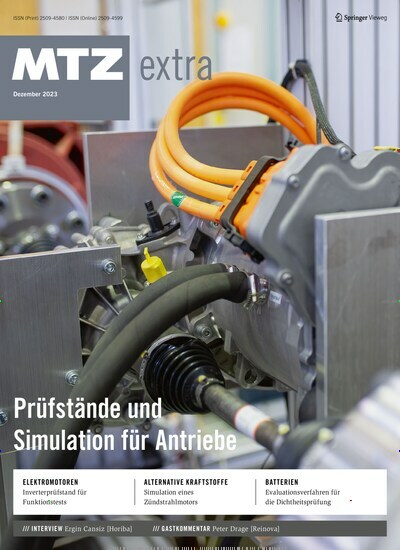 Titelbild der Ausgabe 1/2023 von MTZextra. Diese Zeitschrift und viele weitere Industriemagazine und Handwerkmagazine als Abo oder epaper bei United Kiosk online kaufen.