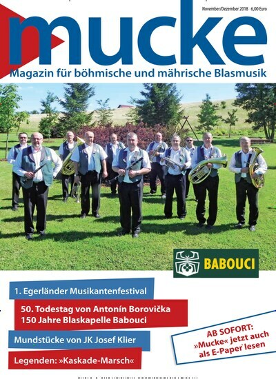 mucke aktuelles Titelbild Ausgabe 6/2018 Aktuelles Titelbild von mucke. In der Ausgabe 6/2018 geht es um die Themen: 1. Egerländer Musikantenfestival. Lesen Sie gerne Reisemagazine, Freizeitmagazine und Wissensmagazine? Dann empfehlen wir Ihnen mucke als Abo oder Geschenkabo.