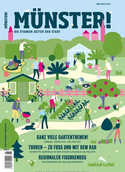 Titelbild der Ausgabe 147/2025 von Münster!. Diese Zeitschrift und viele weitere Lifestylemagazine und Peoplemagazine als Abo oder epaper bei United Kiosk online kaufen.