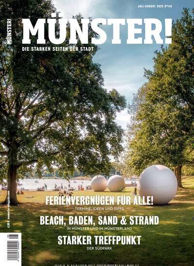 Titelbild der Ausgabe 148/2025 von Münster!. Diese Zeitschrift und viele weitere Lifestylemagazine und Peoplemagazine als Abo oder epaper bei United Kiosk online kaufen.