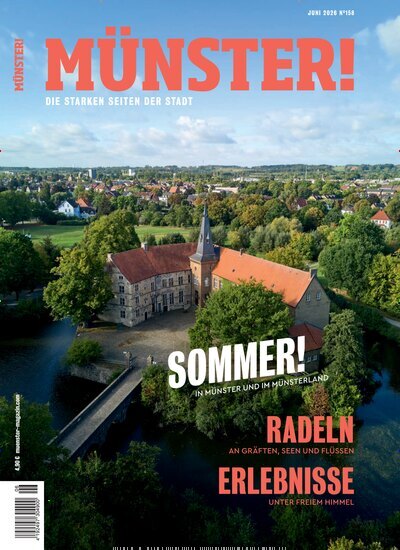 Titelbild der Ausgabe 158/2026 von Münster!. Diese Zeitschrift und viele weitere Lifestylemagazine und Peoplemagazine als Abo oder epaper bei United Kiosk online kaufen.