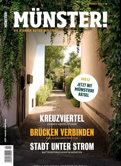 Titelbild der Ausgabe 160/2026 von Münster!. Diese Zeitschrift und viele weitere Lifestylemagazine und Peoplemagazine als Abo oder epaper bei United Kiosk online kaufen.