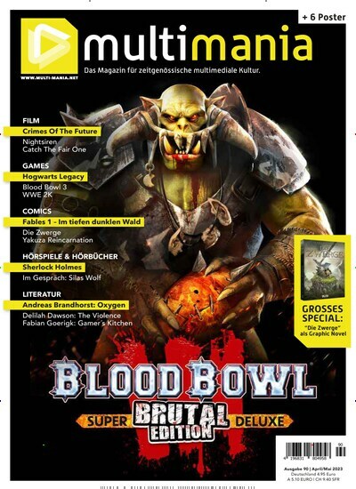 Titelbild der Ausgabe 90/2023 von Multimania. Diese Zeitschrift und viele weitere Audiomagazine, Filmmagazine und Fotozeitschriften als Abo oder epaper bei United Kiosk online kaufen.