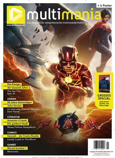 Titelbild der Ausgabe 92/2023 von Multimania. Diese Zeitschrift und viele weitere Audiomagazine, Filmmagazine und Fotozeitschriften als Abo oder epaper bei United Kiosk online kaufen.
