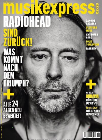 Titelbild der Ausgabe 2/2026 von musikexpress. Diese Zeitschrift und viele weitere Reisemagazine, Freizeitmagazine und Wissensmagazine als Abo oder epaper bei United Kiosk online kaufen.