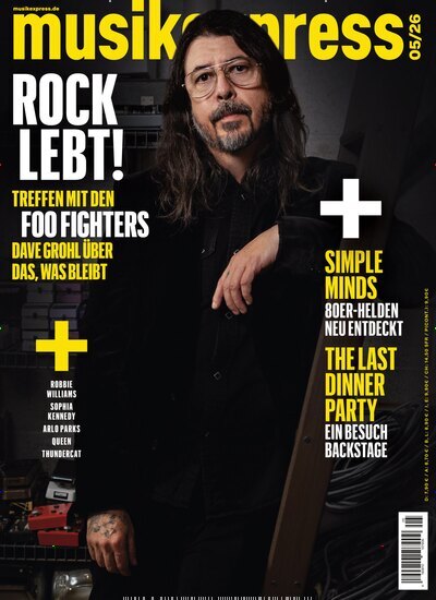 Titelbild der Ausgabe 5/2026 von musikexpress. Diese Zeitschrift und viele weitere Reisemagazine, Freizeitmagazine und Wissensmagazine als Abo oder epaper bei United Kiosk online kaufen.