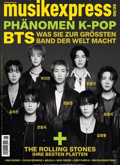 Titelbild der Ausgabe 8/2026 von musikexpress. Diese Zeitschrift und viele weitere Reisemagazine, Freizeitmagazine und Wissensmagazine als Abo oder epaper bei United Kiosk online kaufen.